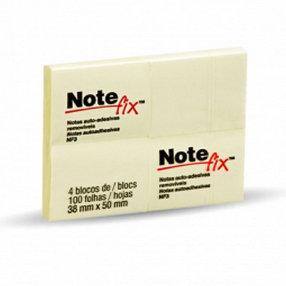 BLOCO ADES NOTEFIX NFX3 4BL 38X50 8686 AM (BI C/4 BL)