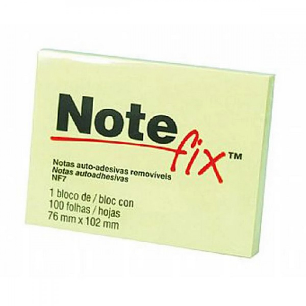 BLOCO ADES NOTEFIX NFX7 76X102 8702 AM (BL C/100 UN)