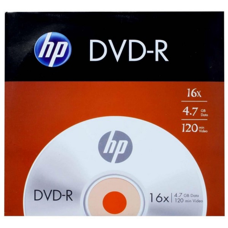DVD-R HP 4.7GB 16X 120MIN C/ENVELOPE 46.3020
